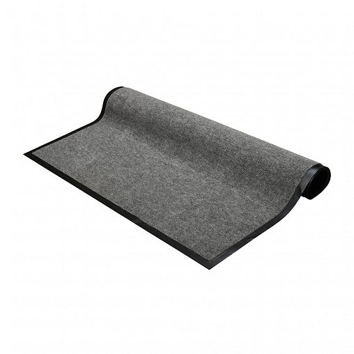 Коврик придверный Vortex Trip, влаговпитывающий, ребристый, 90 x 120 см, серый фото