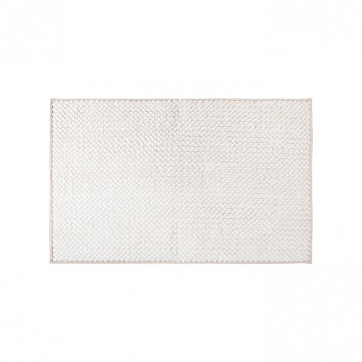Коврик в ванную IDDIS, шенилл, 50 x 80 см, бежевый фото
