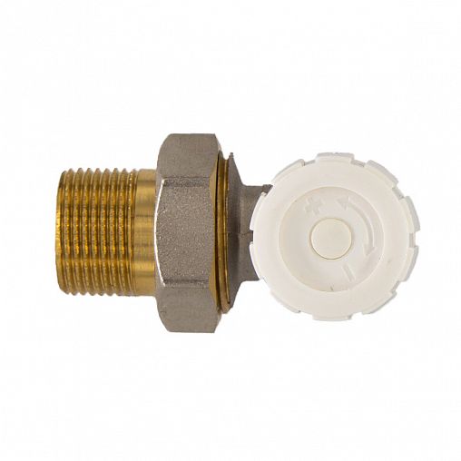 Регулирующий клапан для радиатора СТМ CARAVH12, ручной, угловой, 1/2" фото