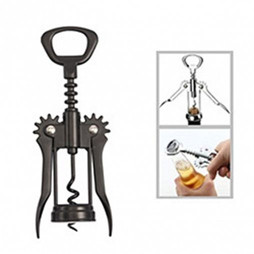 Штопор Mallony Classico Nero, 14,5 x 3,5 cм фото