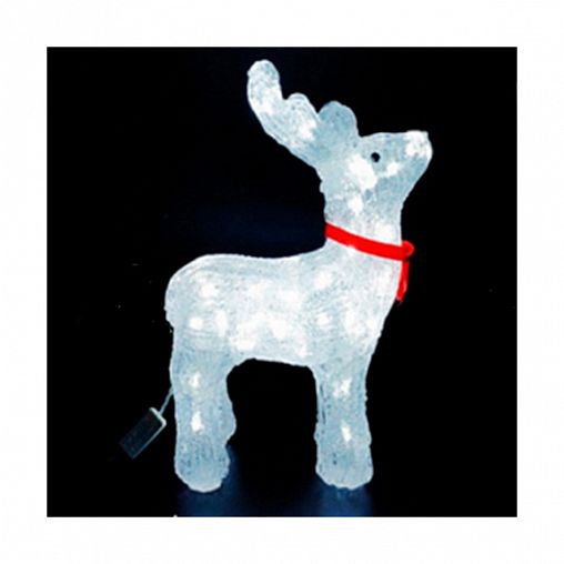 Фигурка светодиодная Волшебная страна Олень L37, 30 LED ламп, 26 x 11 x 37 см фото