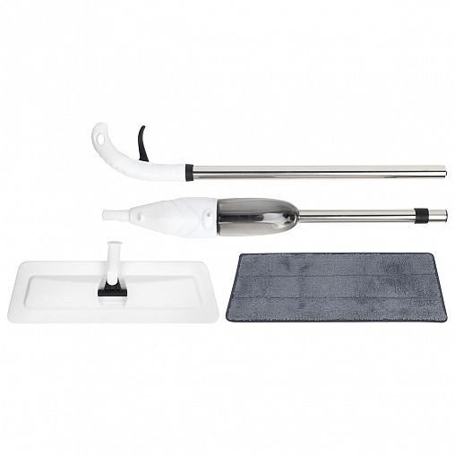 Швабра для пола Рыжий кот Spray Mop, насадка из микрофибры, с распылителем, 125 см фото