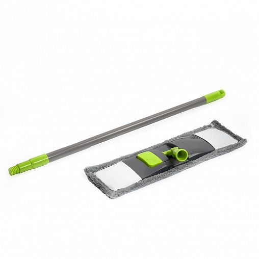 Швабра для пола Doм-Doм, насадка из микрофибры, с рукояткой 67 - 120 см фото