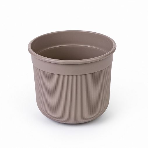 Горшок для цветов Альтернатива Сканди, 2 л, какао фото Горшок для цветов Альтернатива Сканди, 2 л, какао фото