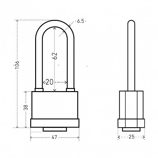 Замок навесной всепогодный Аллюр ВС1Ч-374ПД, d 6,5 мм, 6 ключей фото