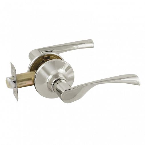 Ручка-защелка Нора-М ЗВ2-05-STD, без запирания, хром фото