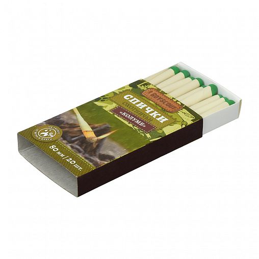 Спички Boyscout Колумб, 80 мм, упаковка 20 шт фото