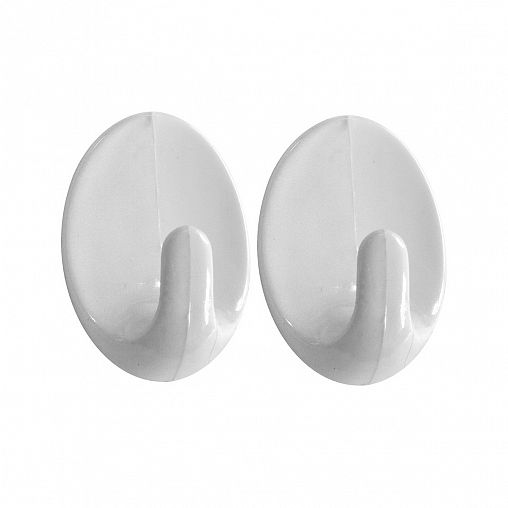 Крючки самоклеящиеся Мультидом Эконом, 2 шт фото