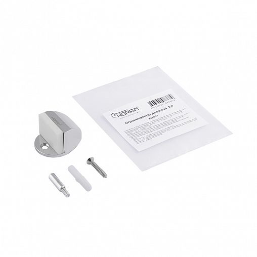 Ограничитель дверной Нора-М 107, хром фото