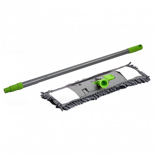 Швабра для пола Doм-Doм, с насадкой из микрофибры, с рукояткой 75 - 120 см фото