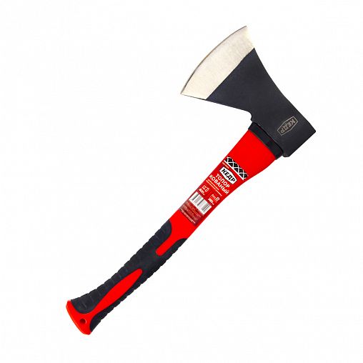 Кованый топор Кедр, стеклопластиковая обрезиненная ручка, 0,8 кг фото