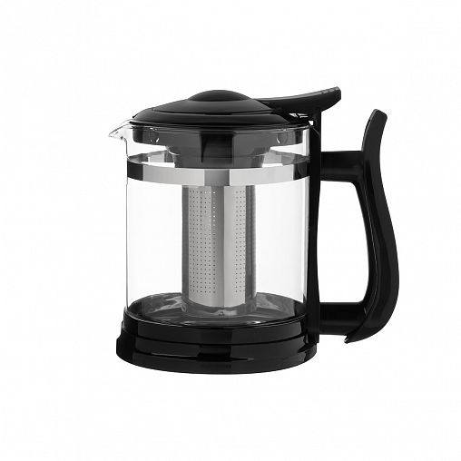 Чайник заварочный Mallony Fabriano, стеклянный, с фильтром, 1,6 л фото