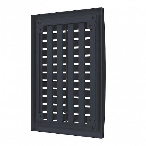 Разъемная регулируемая вентиляционная решетка Era 2030РРПН сер, пластиковая, 200 x 300 мм фото