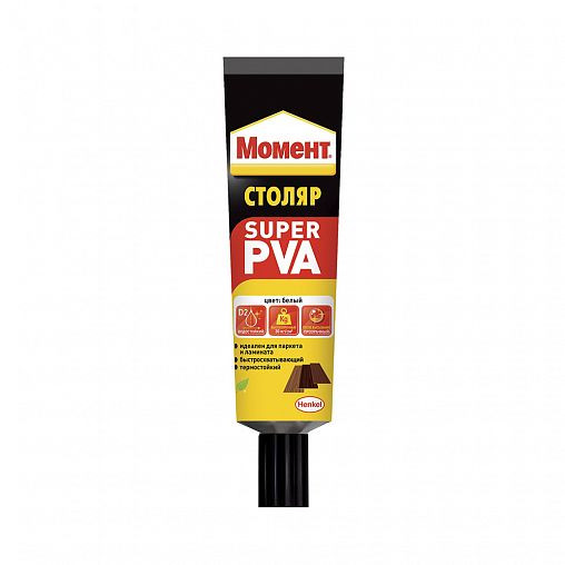 Клей ПВА Момент Столяр Super PVA, 125 г фото