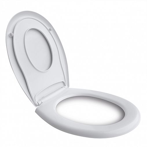 Сиденье для унитаза Orio КС-01, с детской вставкой, белое фото