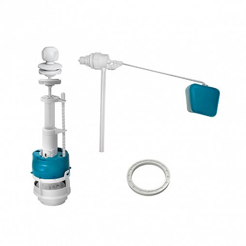 Арматура водосливная Инкоэр И-СБа-Бм-Б-В Р, шток (белый), боковой подвод (коромысло) фото