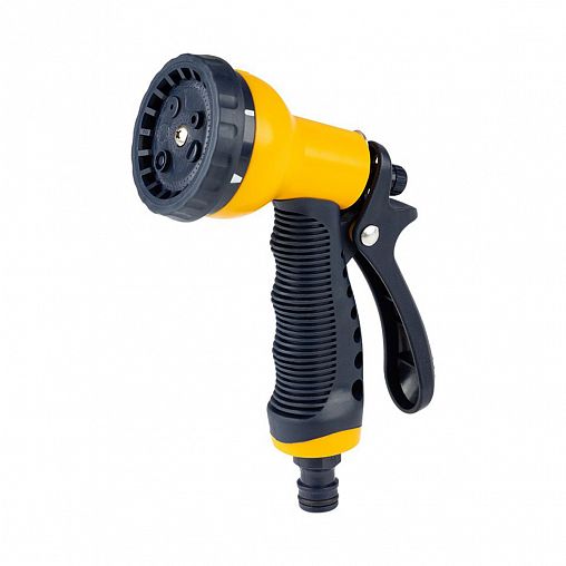 Набор для полива Park DY2377, пистолет 7 режимов, соединители, адаптер 1/2" - 3/4", 4 предмета фото