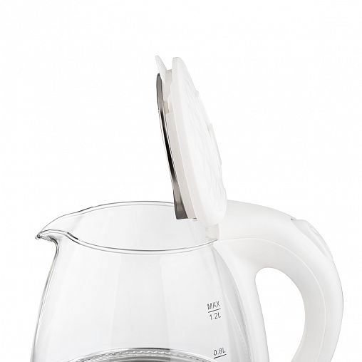 Стеклянный чайник электрический HomeStar HS-1053, 1,2 л фото