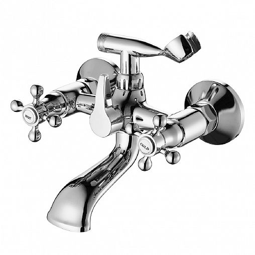 Смеситель для ванны с душем Fashun A3019, хром фото