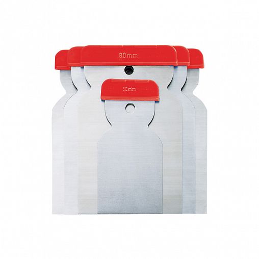 Шпатели алюминиевые Beorol, 50-80-100-120 мм, набор 4 шт фото