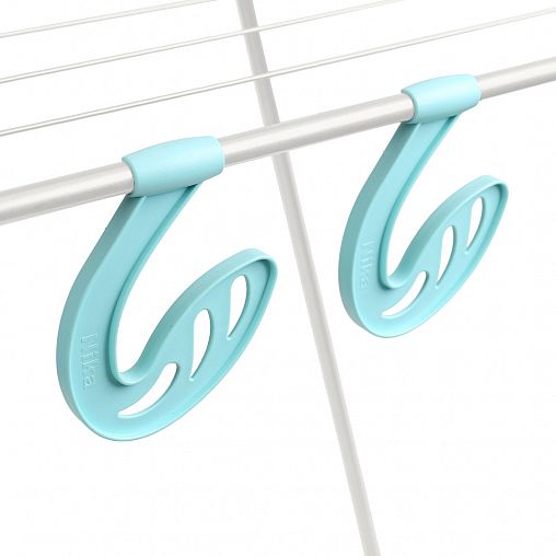 Сушилка для белья напольная Nika СБ10/Б, складная, сушильное полотно 18 м, белая фото