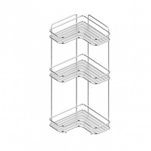 Полка для ванной swensa угловая