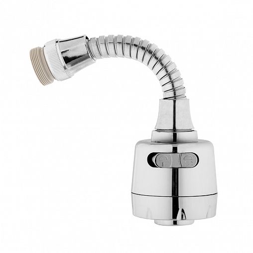 Насадка-удлинитель (аэратор) для смесителя Рыжий кот, 2 режима, 5,3 x 5,3 x 18,5 см фото