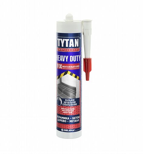 Клей монтажный каучуковый Tytan Professional Heavy Duty, 310 мл, бежевый фото