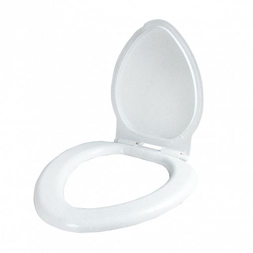 Сиденье для унитаза VIRPlast, белый мрамор фото