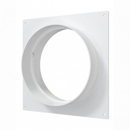 Площадка торцевая Era 15SKNP, пластик, с фланцем 150 мм, 190 x 175 мм фото