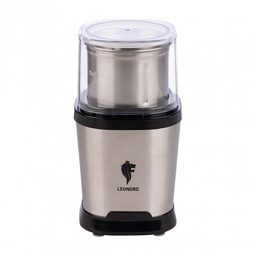 Кофемолка электрическая Leonord LE-1725, 300 Вт, серебро фото