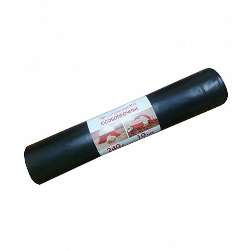 Мешки для мусора особопрочные Концепция Быта, 100 мкм, 240 л, рулон 10 шт фото