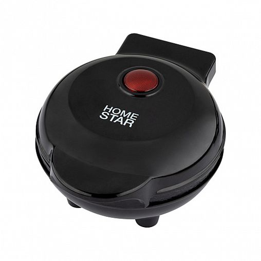 Вафельница электрическая HomeStar HS-2040, 500 Вт, черная фото