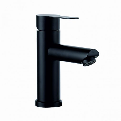 Смеситель для раковины с коротким изливом Fashun A51101-7, черный фото Смеситель для раковины с коротким изливом Fashun A51101-7, черный фото