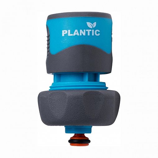 Коннектор для шлангов Plantic by Fiskars light, с аквастопом, 3/4" фото