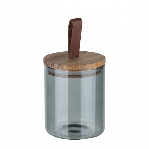 Банка для сыпучих продуктов Leonord Albero di Marmo, стеклянная, 8,5 x 10,5 см, 450 мл фото