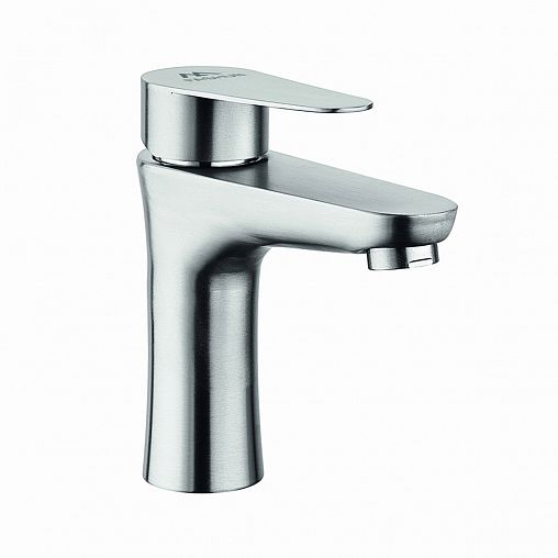 Смеситель для раковины с коротким изливом Fashun A51115, сатин фото