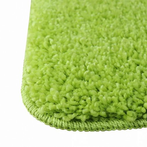 Коврик в ванную и туалет L Cadesi Anelya, 50 x 80 + 50 x 40 см, полипропилен, зеленый фото