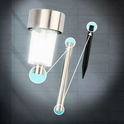 Светильник садовый Lamper SLR-ST-31, на солнечной батарее, IP44, 310 мм фото