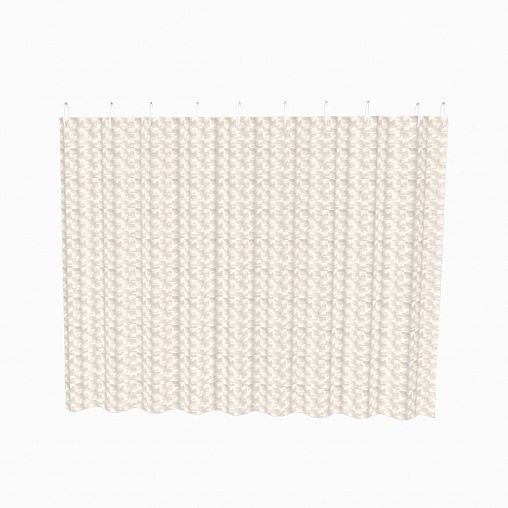 Штора для ванной Fashun 3D эффект, 180 x 200 см, Peva, прозрачная фото