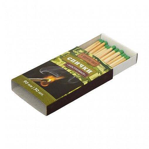 Спички для костра Boyscout 61029, 90 мм, упаковка 30 шт фото