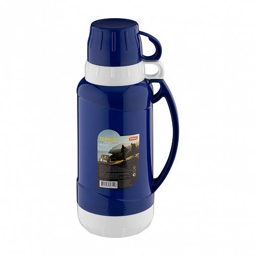 Термос Mallony Valente, 1,8 л, синий фото