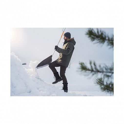 Движок для уборки снега Plantic Snow, П-образная стальная ручка, 720 x 750 мм фото