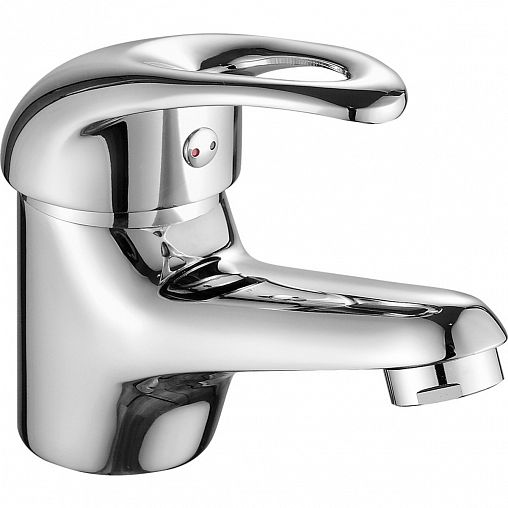 Смеситель для раковины с коротким изливом Fashun A1003, хром фото