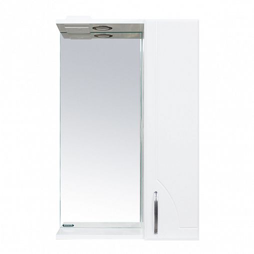 Шкаф с зеркалом для ванной Sanita Идеал-01, 80 x 52 x 17,6 см фото