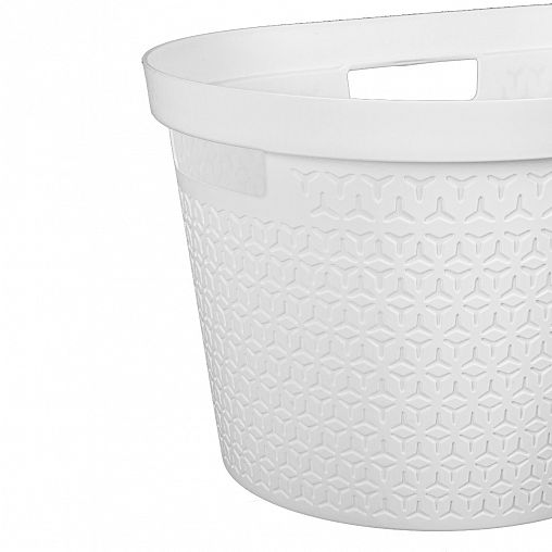 Таз Альтернатива Элемент, с ручками, овальный, 35 л, белый фото Таз Альтернатива Элемент, с ручками, овальный, 35 л, белый фото