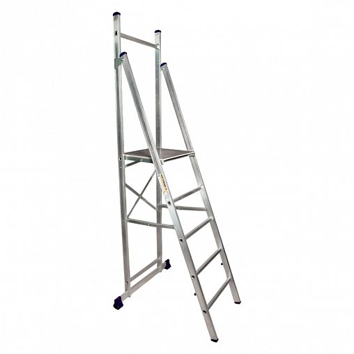 Стремянка профессиональная Alumet APE 1405, алюминиевая, 5 ступеней, 2,46 м фото