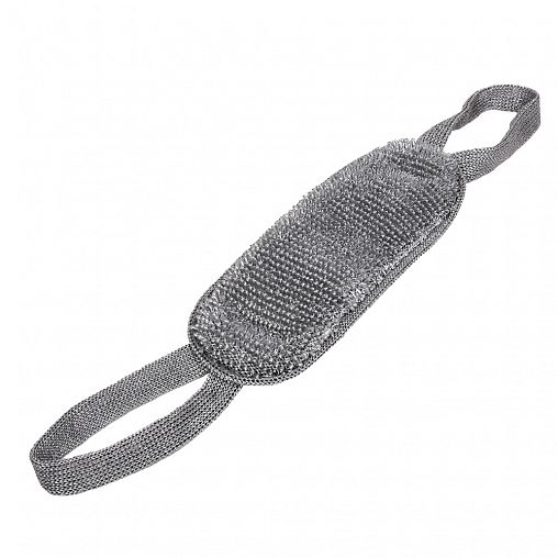 Мочалка Банные штучки Мужская, 37 x 13 см, двусторонняя, полипропилен фото