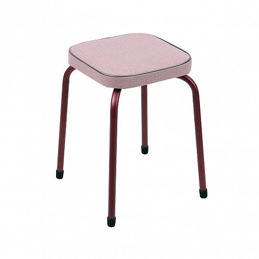 Табурет Nika Фабрик 5, мягкое квадратное сиденье, 32 x 32 см, лавандовый фото