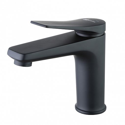 Смеситель для раковины Lemark Bronx LM3706BL, однорычажный, черный фото